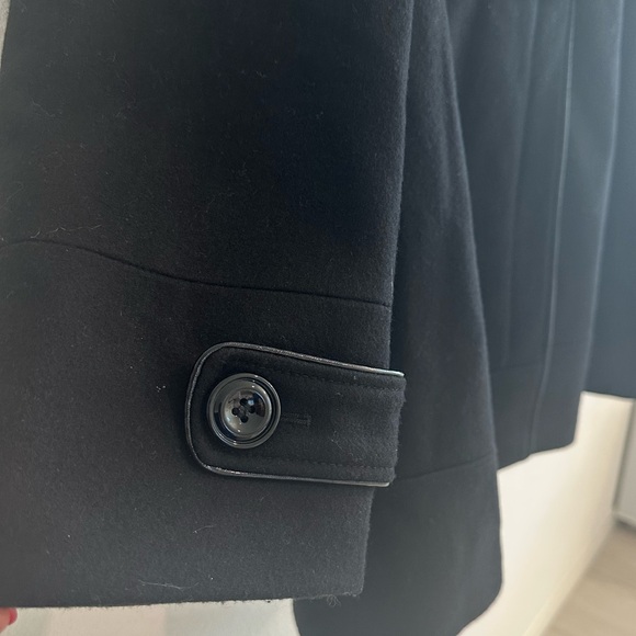 Guess Coat Women’s Wool Blend Zip Up Toggle Remobable Hood - Picture 5 of 8